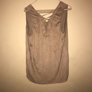 Suede Top